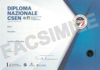 facsimile diploma csen3